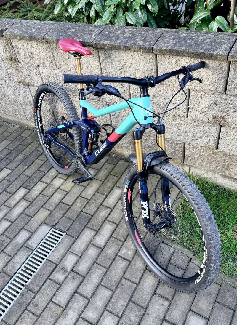 Cube STING WS 140 HPC SL, Fox Kashima, vel. M