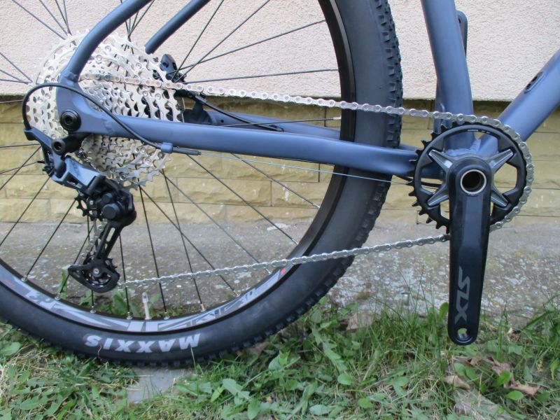 Nové lehké 29" kolo MRX Race 19,5", vidlice Manitou Machete air, Shimano SLX 1x12, BOOST pevné osy