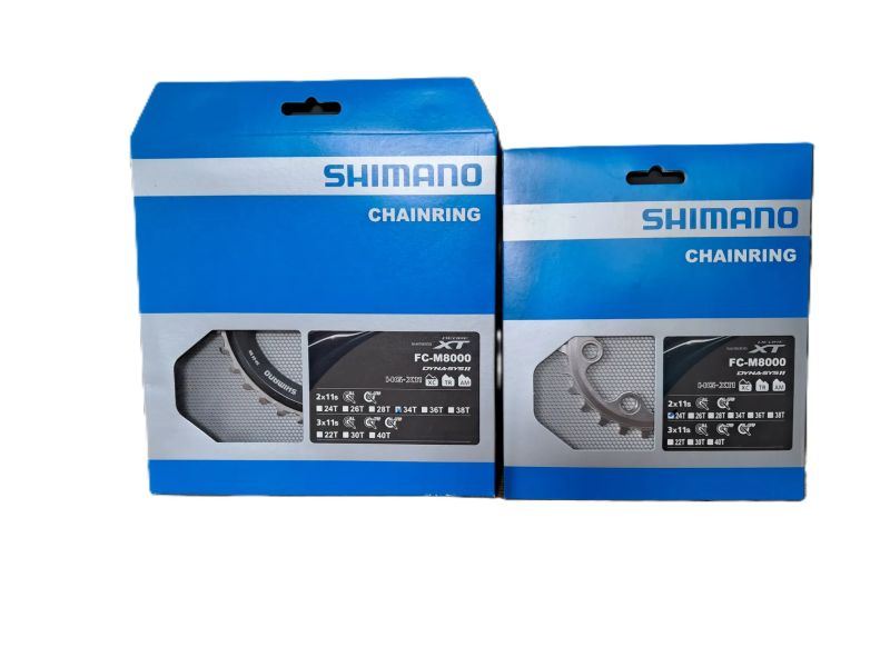 nové převodníky Shimano XT 2x11 FC-M8000 34 a 24 zubů