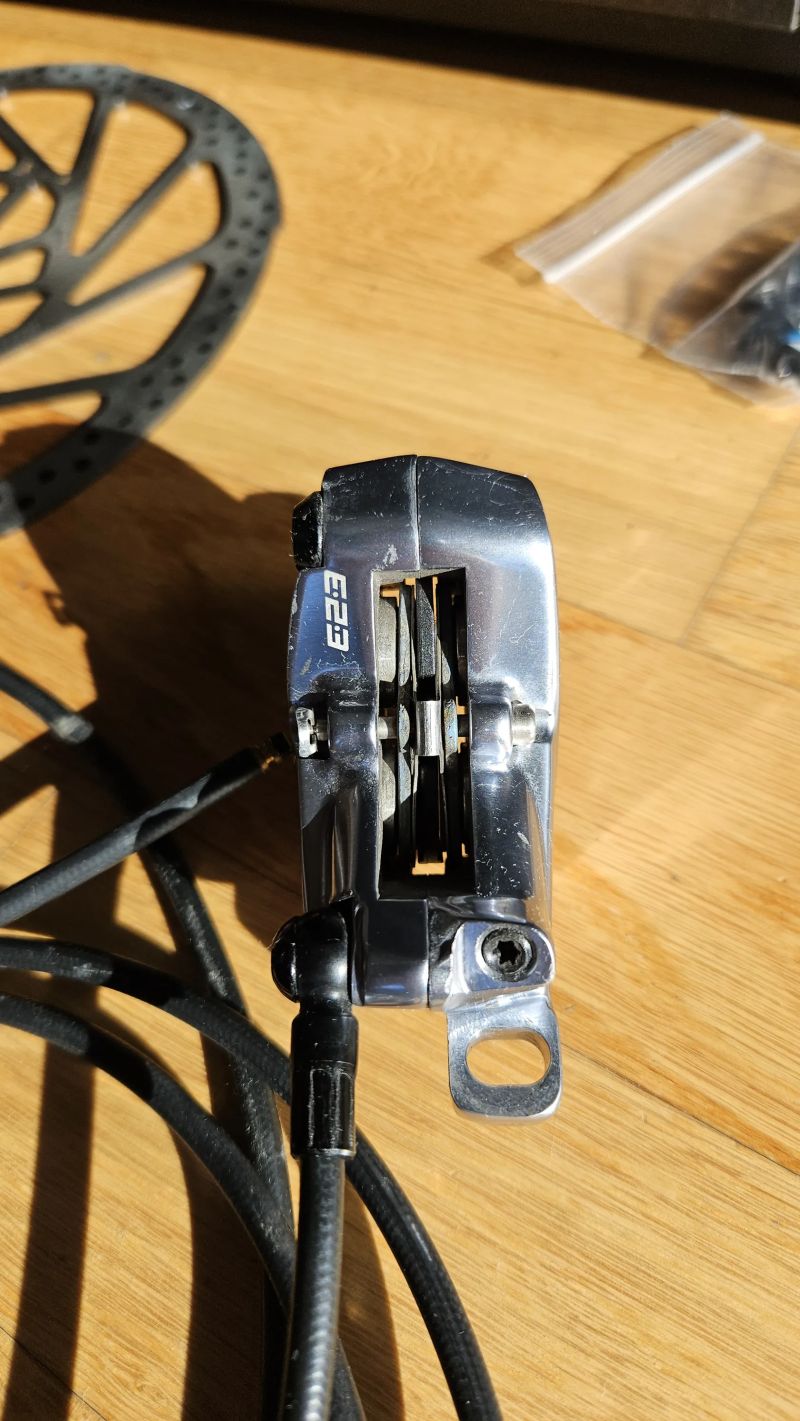 Komplet TRP DHR EVO Silver, 3 kotuce, adaptery, Bleed Kit, olej