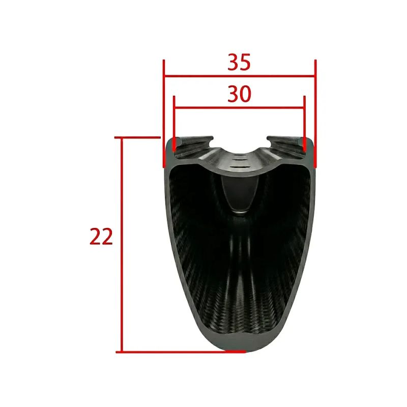 🪶 ULTRA LEHKÁ – MTB karbonová kola Carbonix WAVE 30 XC | zvlněný ráfek | Sapim CX Ray | 1280 g