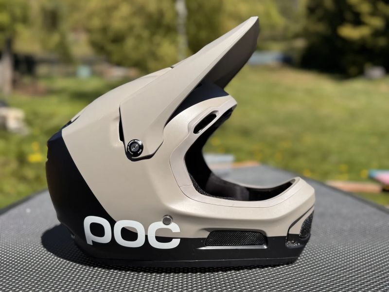POC Coron Air SPIN Moonstone Grey/Uranium Black Matt XLX