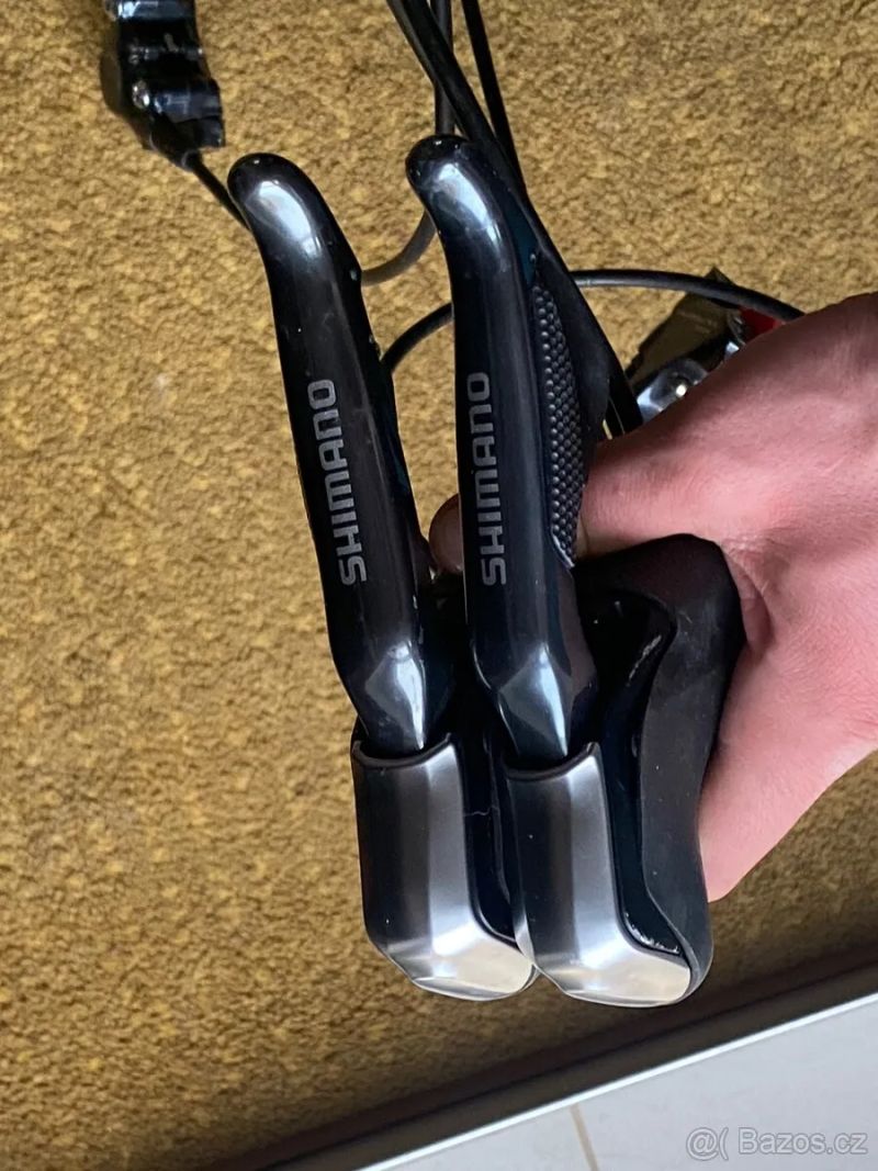 Páky Shimano R785 di2 + třmeny ultegra r8000