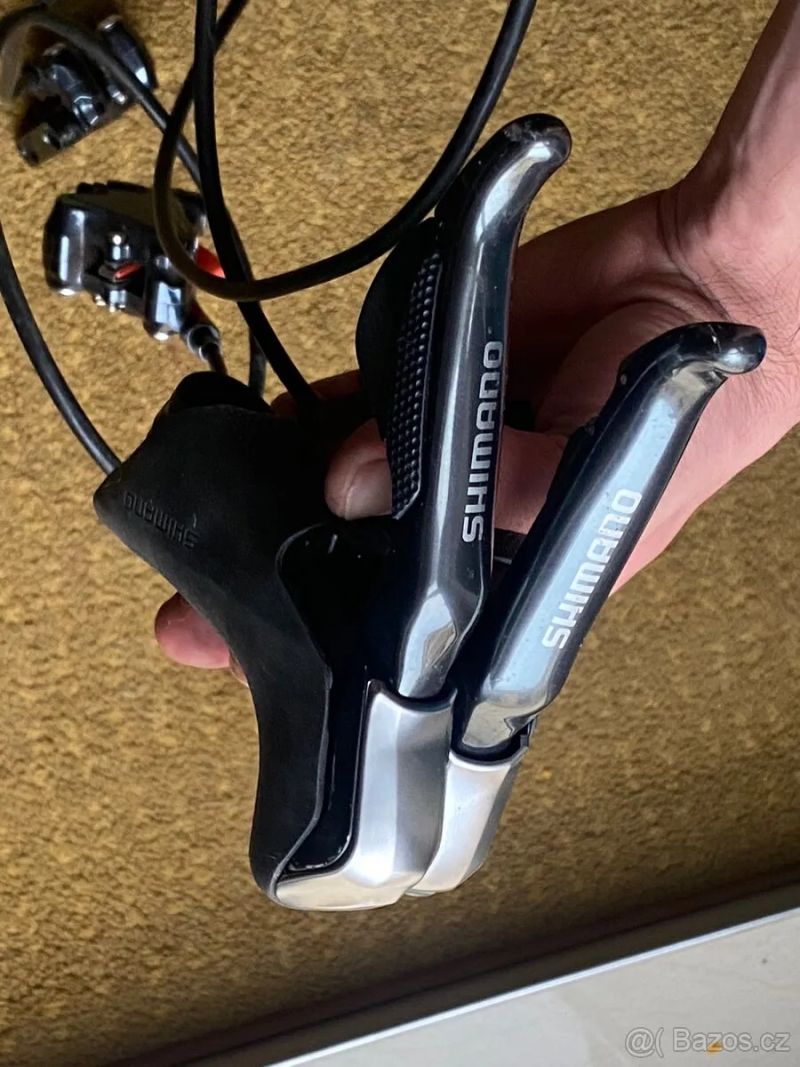 Páky Shimano R785 di2 + třmeny ultegra r8000