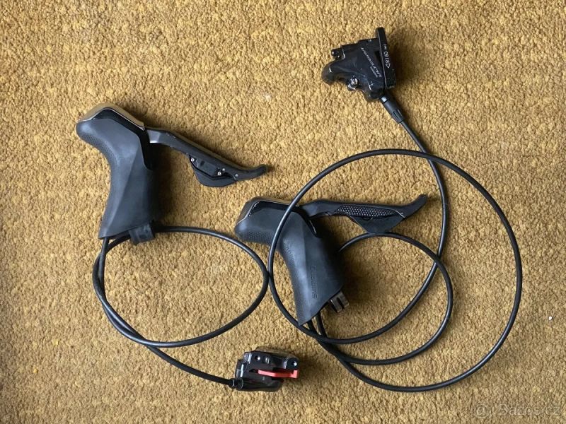 Páky Shimano R785 di2 + třmeny ultegra r8000