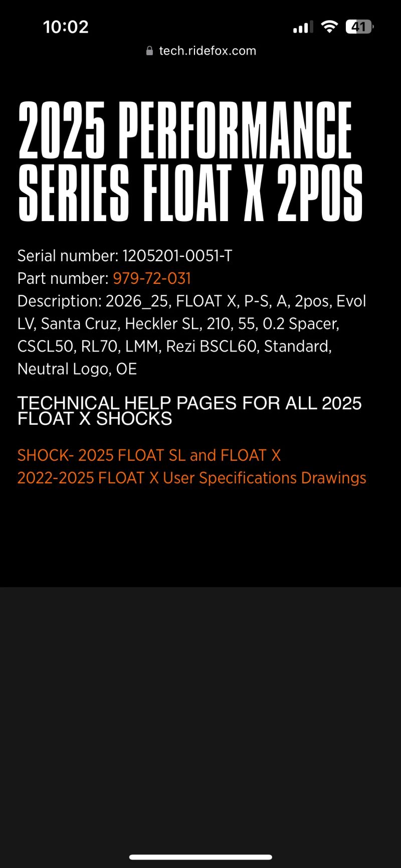 Tlmič Fox Performance Float X 210x55 + záruka