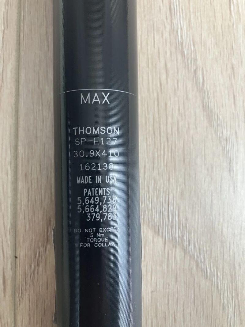 Sedlovka Thomson Elite 30,9 x 410 mm