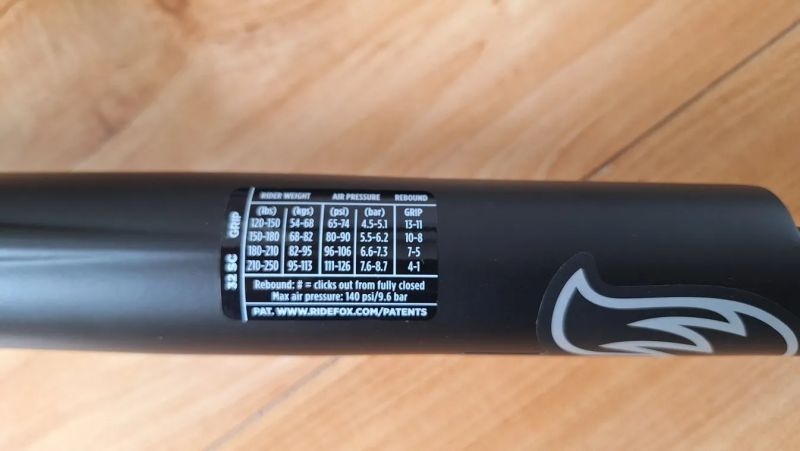 Vidlice FOX 32 SC 100mm