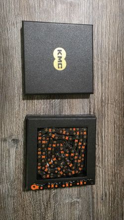 Řetěz KMC DLC 12 - oranžovo-černá - najeto 50 km.