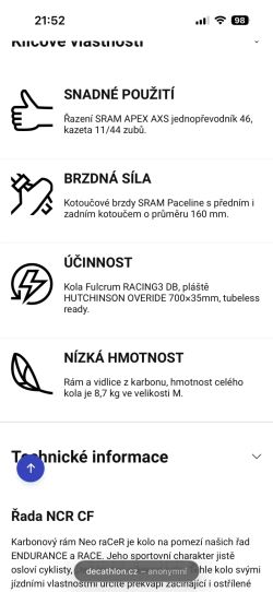 Van Rysel Silniční karbonové kolo S NCR Allroad SRAM APEX AXS 1×12r
