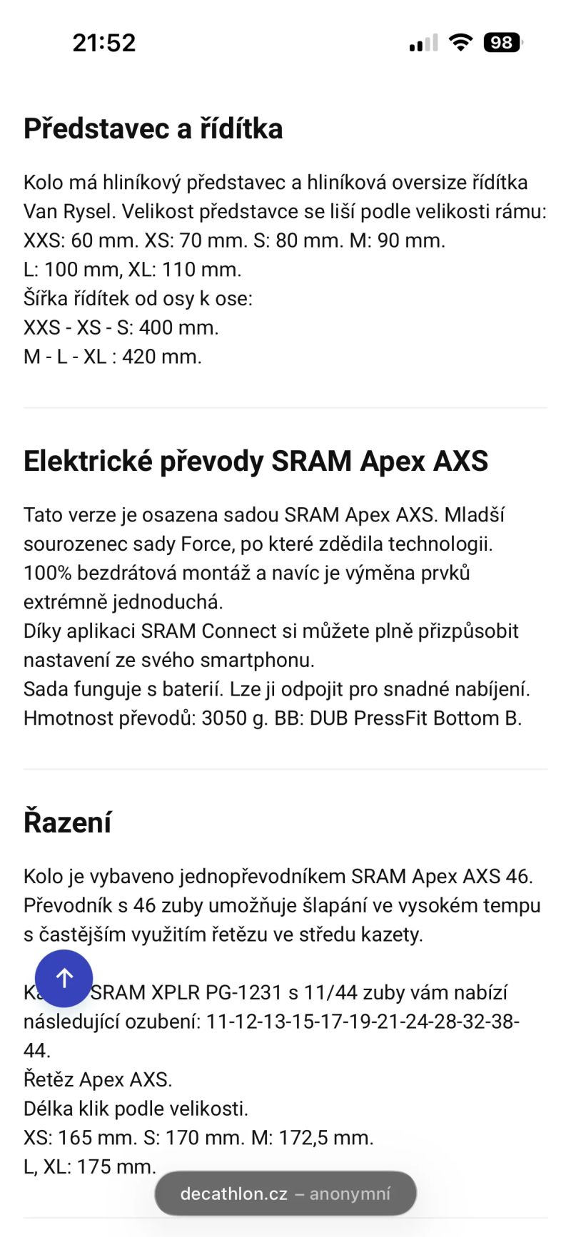 Van Rysel Silniční karbonové kolo S NCR Allroad SRAM APEX AXS 1×12r