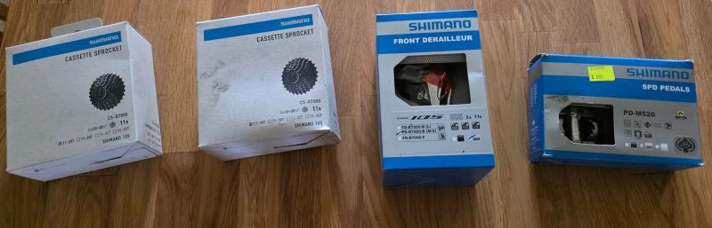 Přesmykač shimano fd r7000-b (m/s) silniční, objímka sada 105