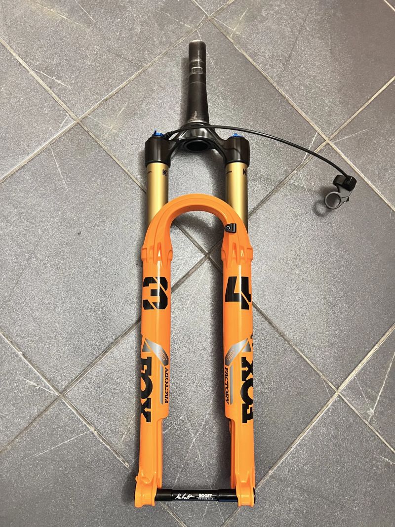 Vidlice FOX 34 Factory Kashima Orange 120mm, 29er