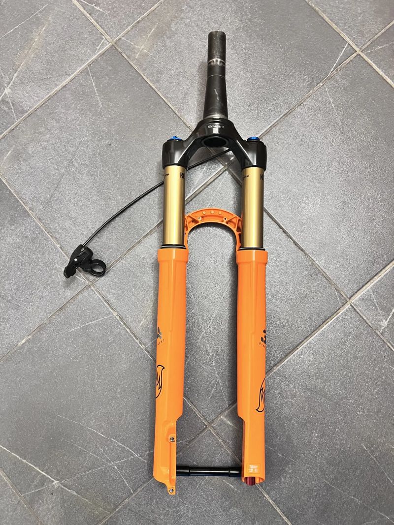 Vidlice FOX 34 Factory Kashima Orange 120mm, 29er