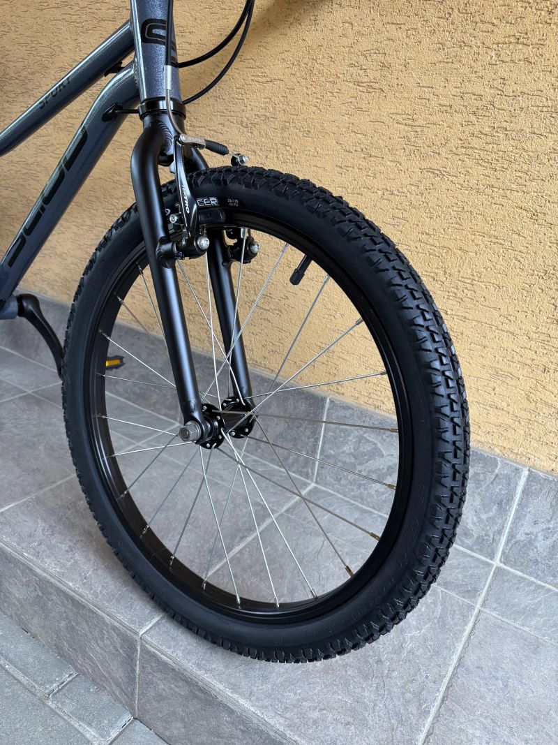 SCUD 20'' GRIPSHIFT 1x7 V-brake - šedá - nové