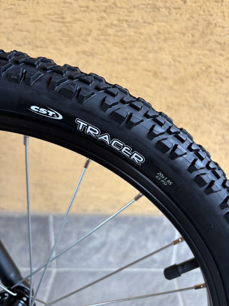 SCUD 20'' GRIPSHIFT 1x7 V-brake - šedá - nové