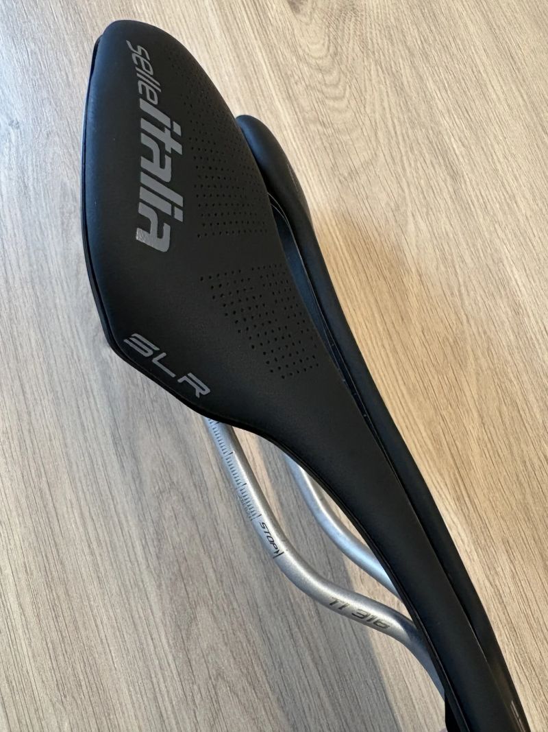 nové sedlo - Selle Italie SLR Boost Superflow TI 316 - černé 164g