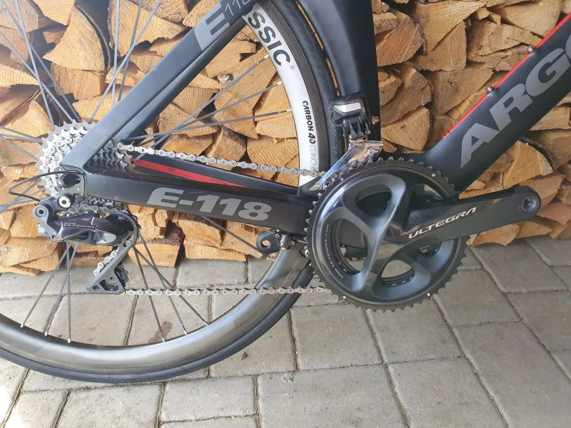 Argon 18 E - 118, Shimano Di2, karbonová kola American Classic