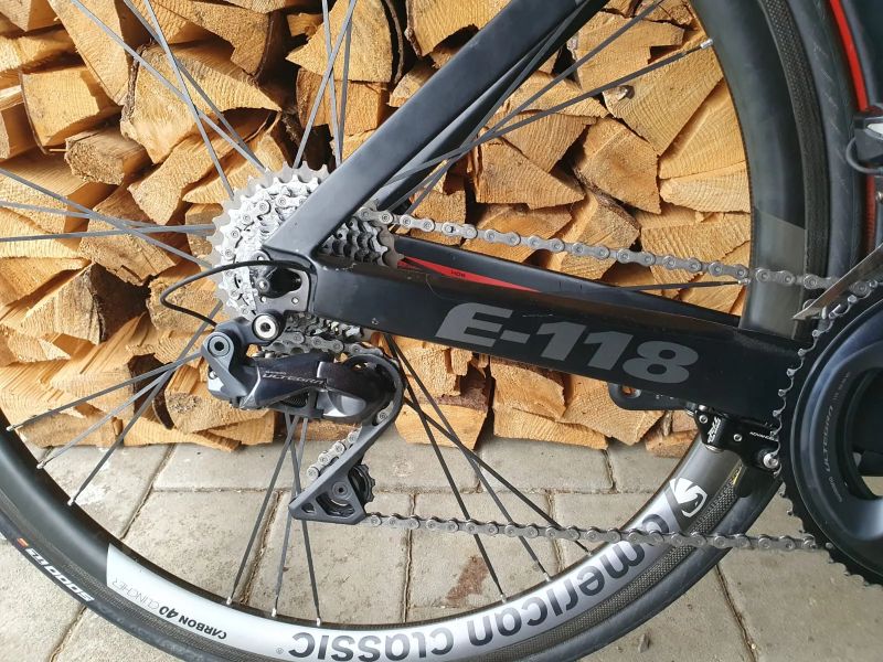 Argon 18 E - 118, Shimano Di2, karbonová kola American Classic