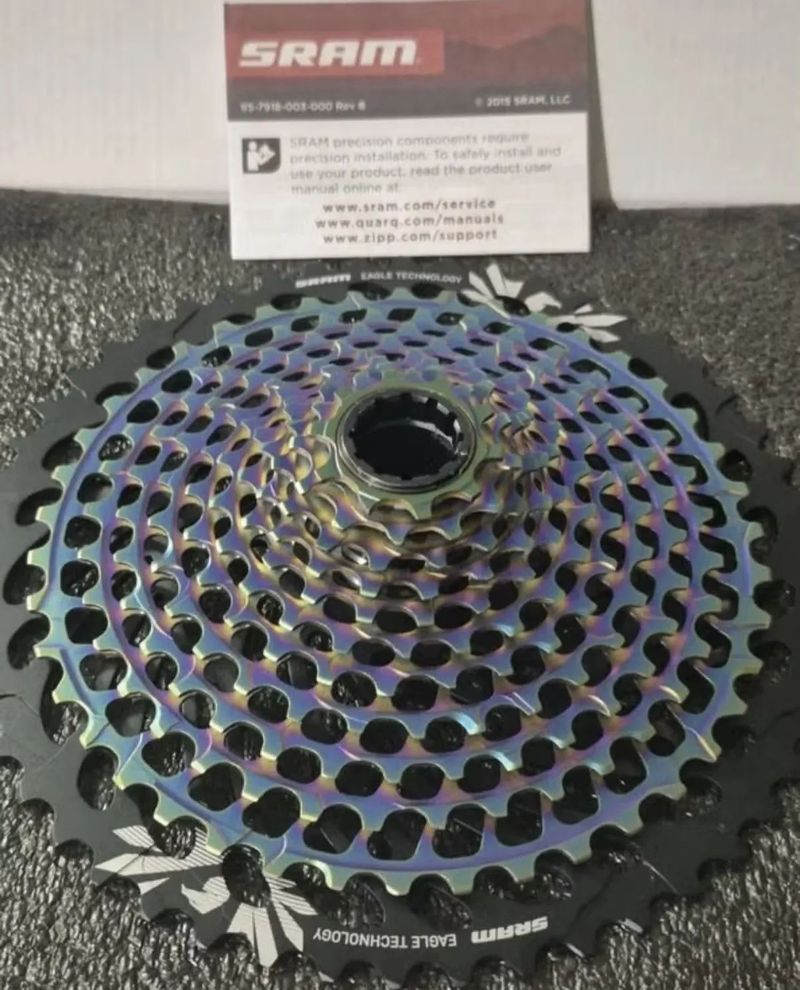 SRAM kazeta XG-1299 Eagle 12s 10-50 XD zlatá i rainbow