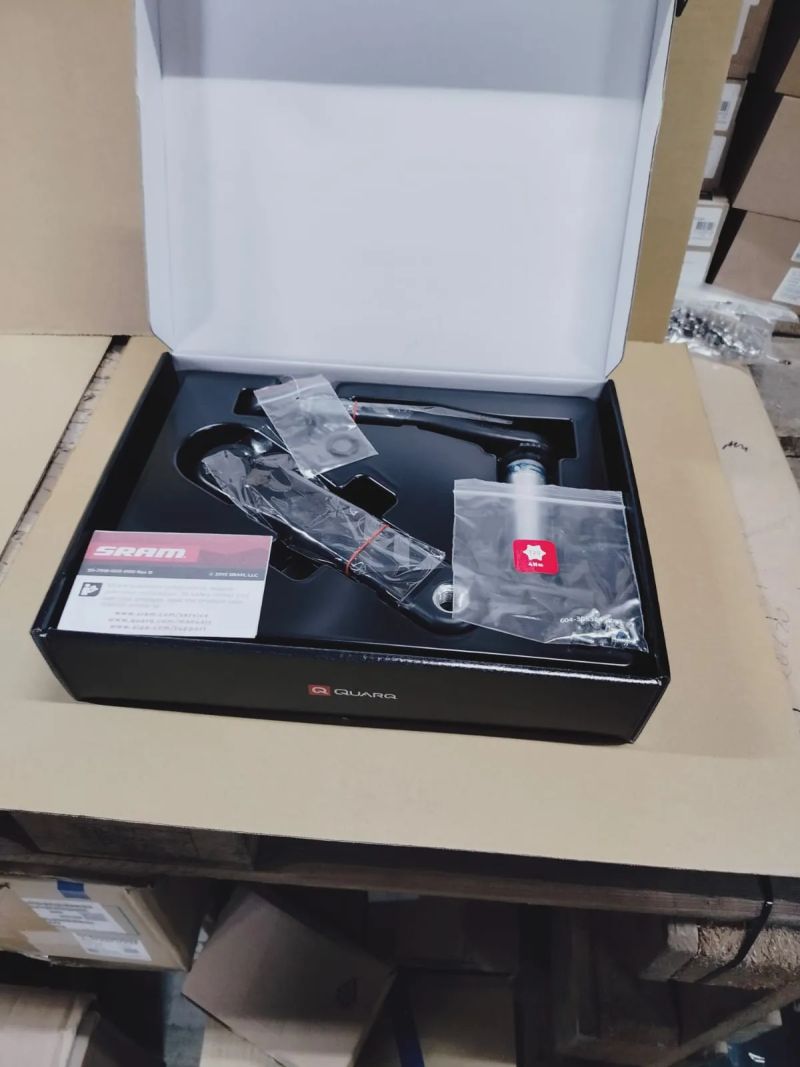 Nové kliky SRAM/ Quarq XX1 Eagle DUB 8 Bolt Grey 175mm
