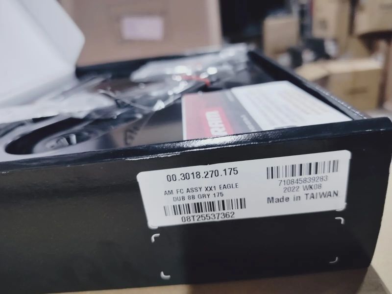 Nové kliky SRAM/ Quarq XX1 Eagle DUB 8 Bolt Grey 175mm