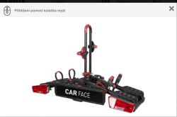 Nosič kol na tažné zařízení CARFACE - VISION 2 
