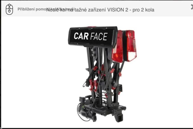 Nosič kol na tažné zařízení CARFACE - VISION 2 