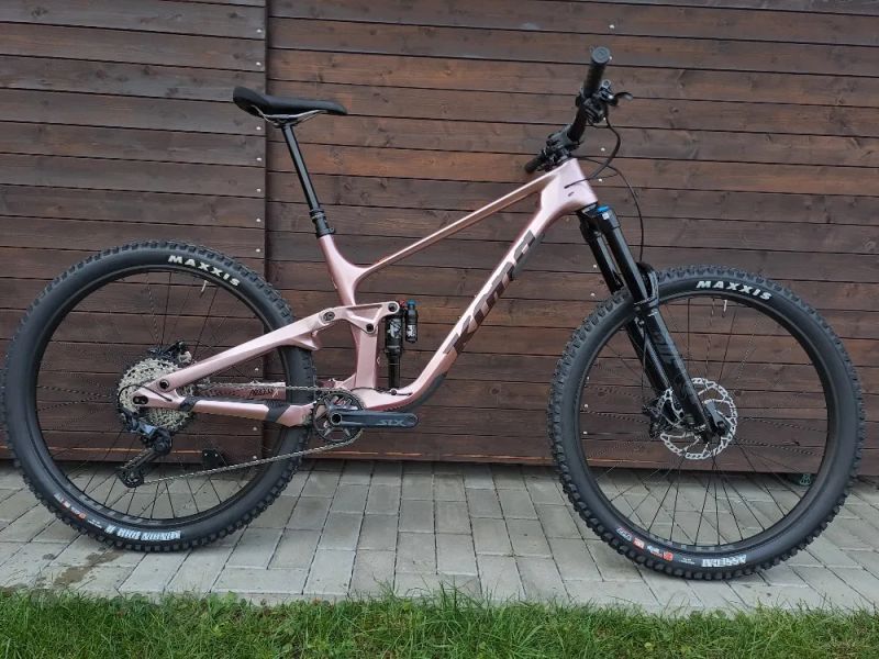 NOVÝ nepoužitý karbonový rámový set nebo celé kolo Kona Process X CR rose / velikost XL / 29er 