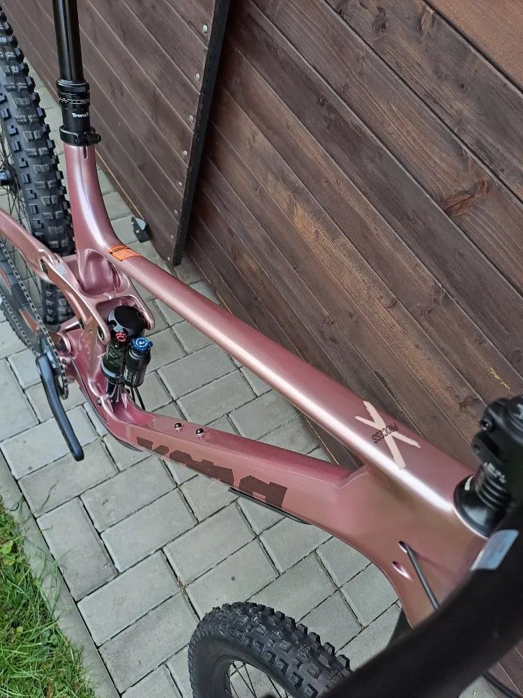 NOVÝ nepoužitý karbonový rámový set nebo celé kolo Kona Process X CR rose / velikost XL / 29er 