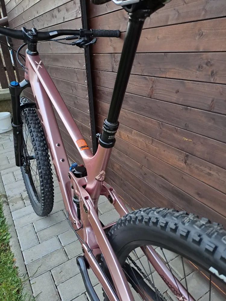 NOVÝ nepoužitý karbonový rámový set nebo celé kolo Kona Process X CR rose / velikost XL / 29er 
