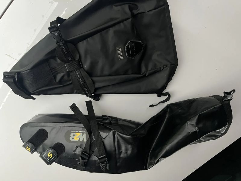 Brašny, vaky pod sedlo. Bikepacking