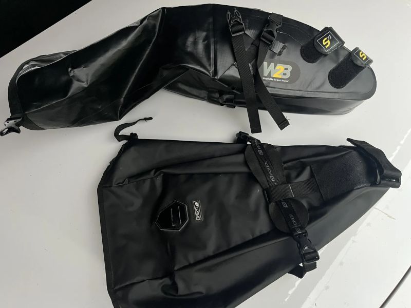 Brašny, vaky pod sedlo. Bikepacking