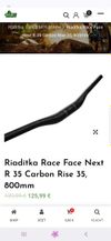 Nové Race Face Next R 35 Rise 35 / 760mm