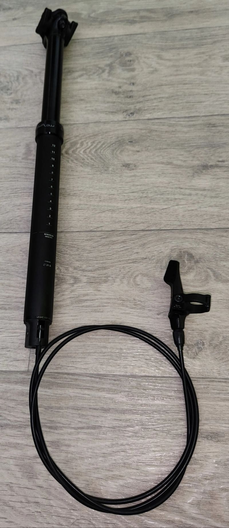 Teleskopická sedlovka Cannondale, zdvih 150 mm, průměr 31,6 mm