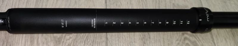 Teleskopická sedlovka Cannondale, zdvih 150 mm, průměr 31,6 mm