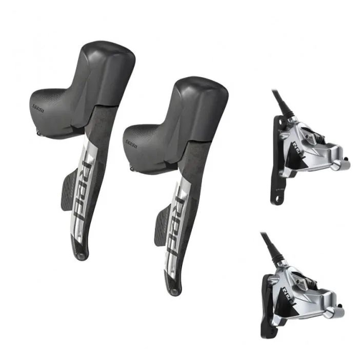 Sram RED AXS páky + třmeny přední + zadní