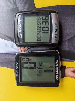 Bezdrátový computer Sigma BC 14.12, 14.16 STS s výškoměrem (a kadencí)