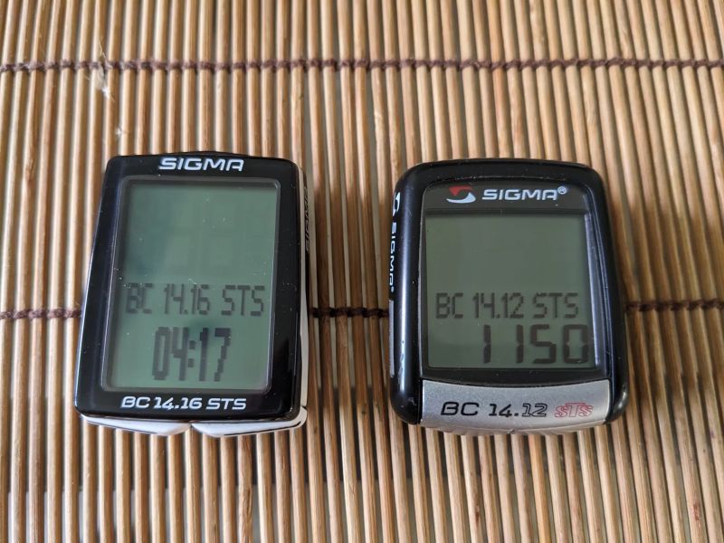 Bezdrátový computer Sigma BC 14.12, 14.16 STS s výškoměrem (a kadencí)