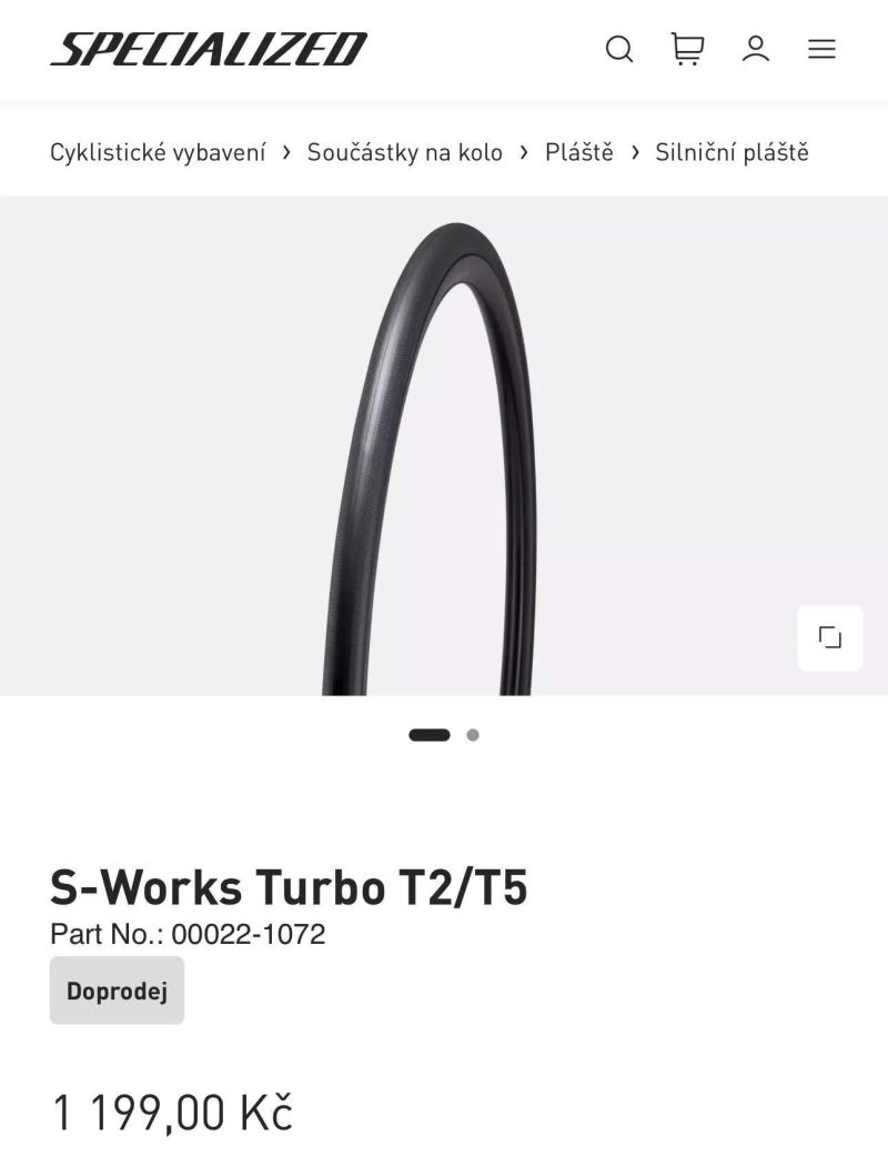Pláště Specialized S-Works Turbo T2/T5 (700x26)