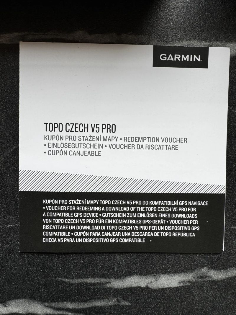 Garmin Edge 1050 + Topo Czech V5 Pro