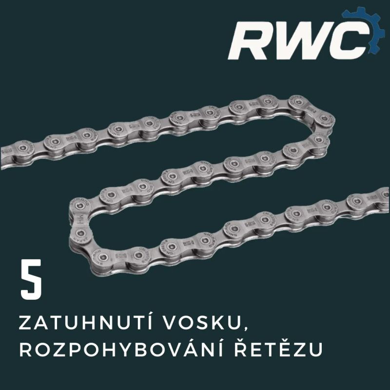 Voskování řetězu – Účinnější, čistější, a delší výdrž řetězu