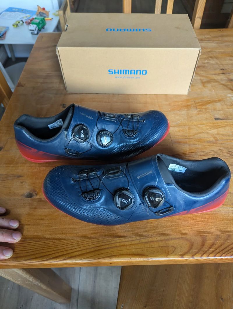 Tretry Shimano SH-RC7 - Vel. 45 - jeté párkrát