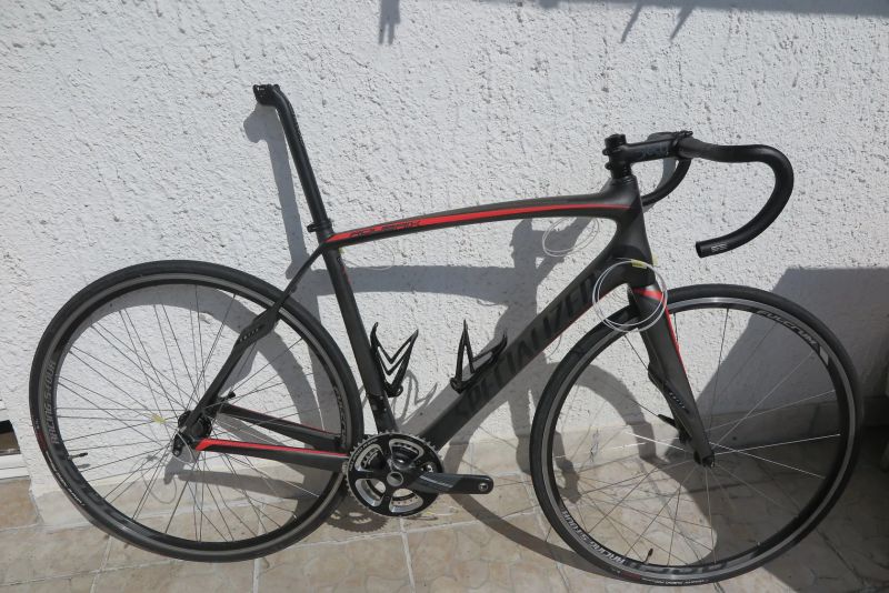 Rám Specialized Roubaix SL4 Expert 2015, vel.56 + kliky, kola a řidítka