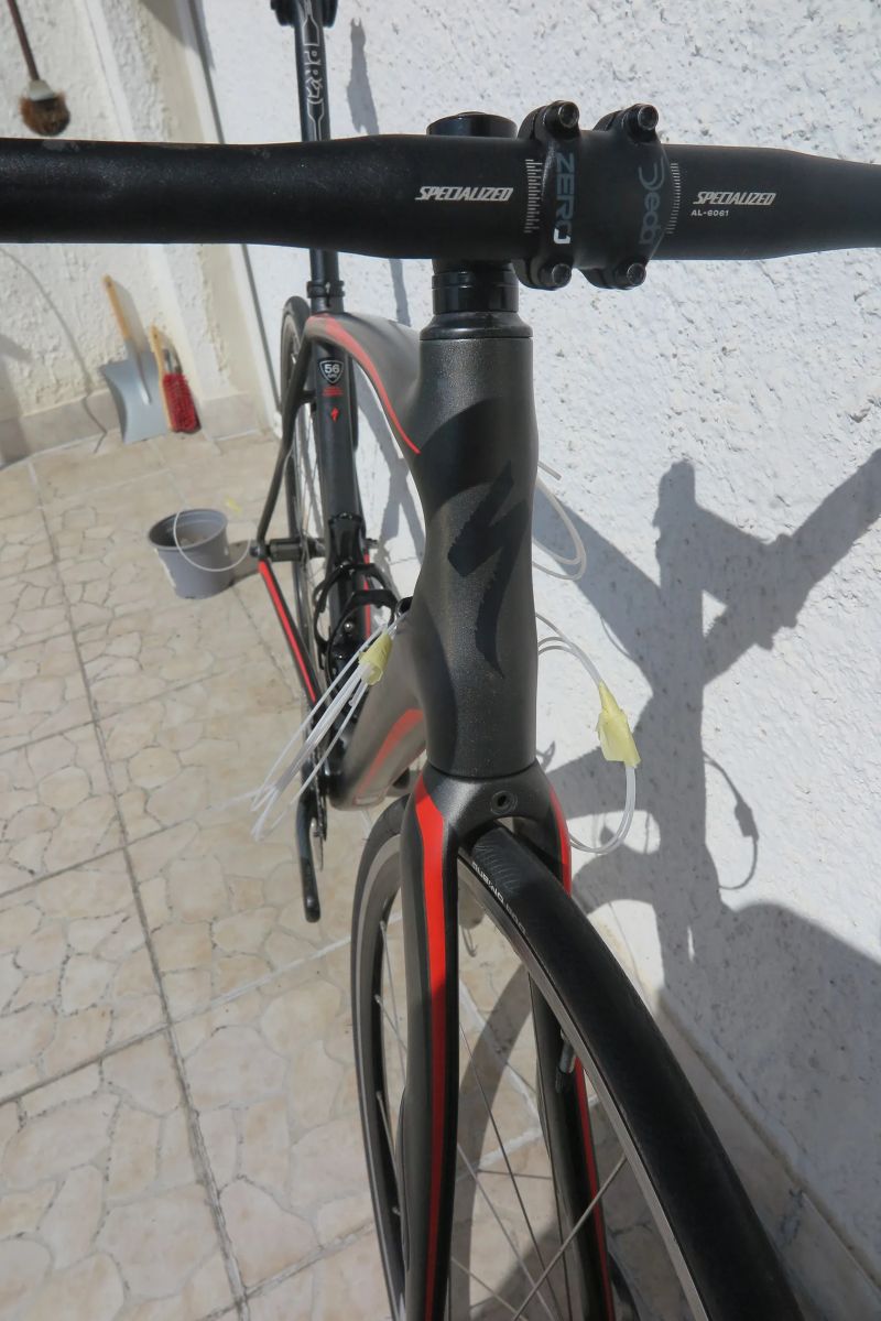 Rám Specialized Roubaix SL4 Expert 2015, vel.56 + kliky, kola a řidítka