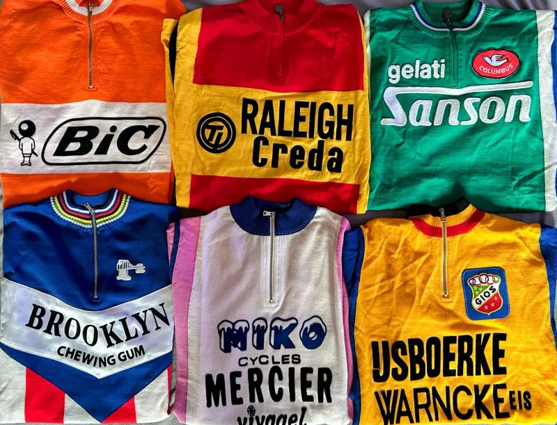 vintage vlněny pletený dres Brooklyn Team 1975 velikost L 
