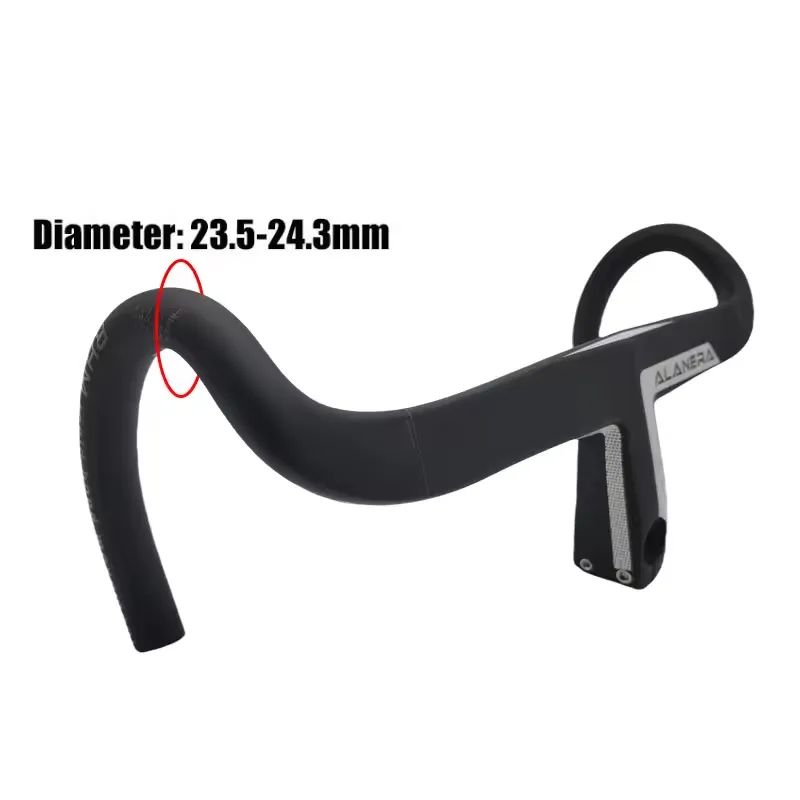 Prodám řídítka rozměr - 420mm 90mm 28,6mm ALANERA Carbon Road Handlebar Super Light