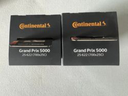 Prodám 2 ks silničních plášťů Continental GP 5000 25 mm