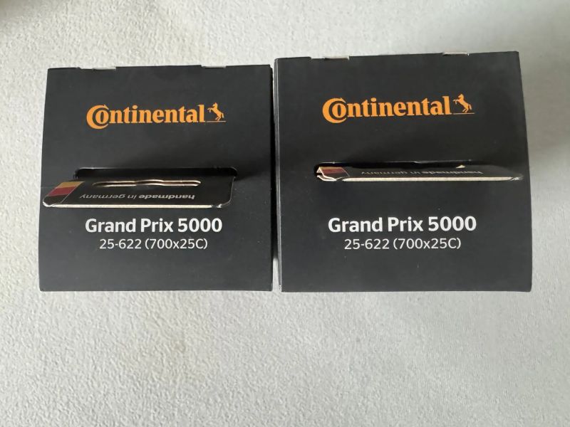 Prodám 2 ks silničních plášťů Continental GP 5000 25 mm