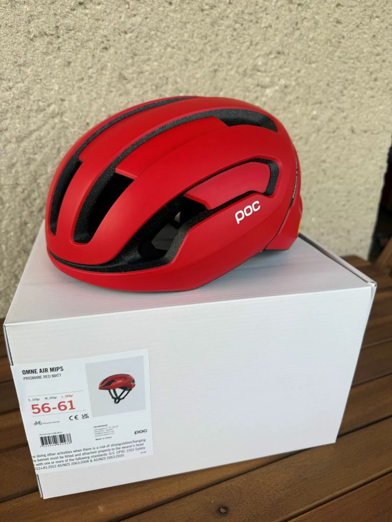 POC Omne Air MIPS - Prismane Red Matt (vel. 56-61)
